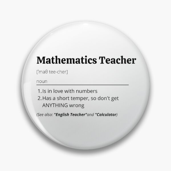 Item preview, Mathematics Teacher Definition designed and sold by Creatoe.