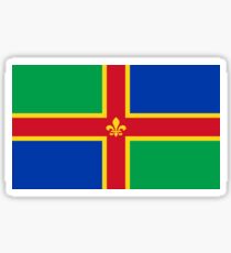 Flag of Lincolnshire, England Sticker