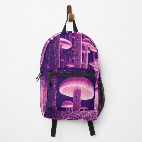 Item preview, Mushroom enchanted forest in neon lights designed and sold by mrlongfield.