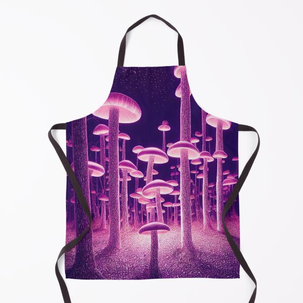 Item preview, Mushroom enchanted forest in neon lights designed and sold by mrlongfield.