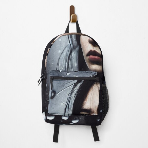 Item preview, Somber woman standing in the rain - Depression designed and sold by Daemonrat.