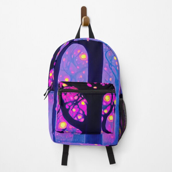Item preview, Mushroom enchanted forest in neon lights designed and sold by mrlongfield.