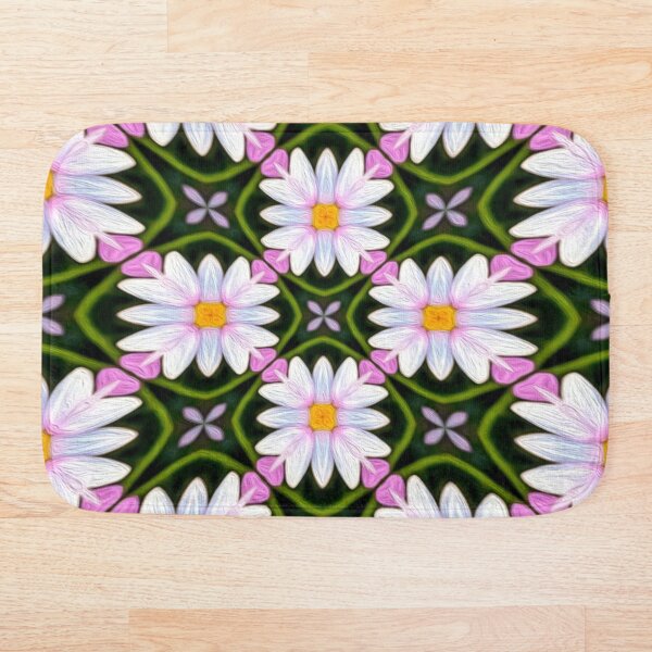 Item preview, Pink White Daisy Pattern designed and sold by Patternflower.
