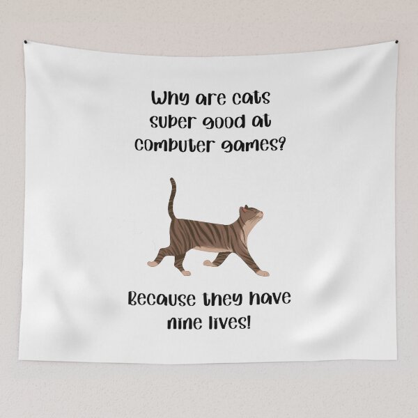 Item preview, Why are cats super good at computer games-Vertical with black script designed and sold by MariaMediascape.