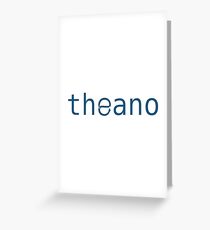 theano -- Python Deep Learning library Greeting Card