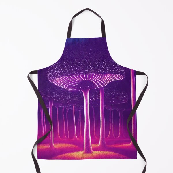 Item preview, Mushroom enchanted forest in neon lights designed and sold by mrlongfield.
