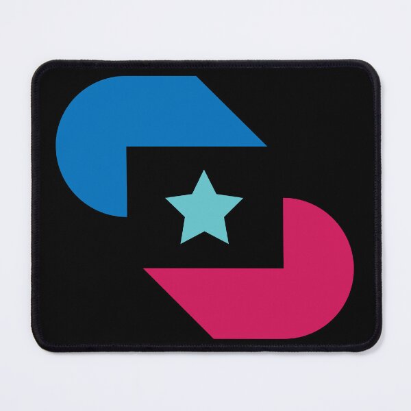 Item preview, simple star shape logo minimalistic with fresh colors   designed and sold by Half Mess.