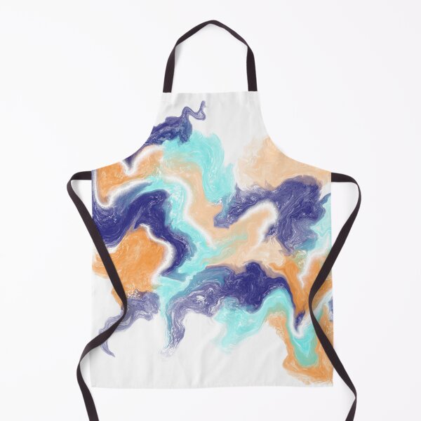 Item preview, Orange Acrylic Pour designed and sold by Moniartprints.