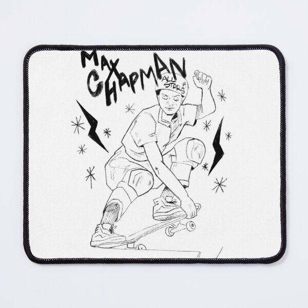 Artikelvorschau, Max Chapman All-Star-Skater (Schwarzweiß) entworfen und verkauft von SHOPHYFINN.