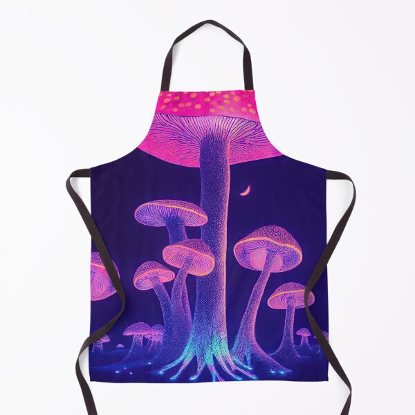 Item preview, Mushroom enchanted forest in neon lights designed and sold by mrlongfield.