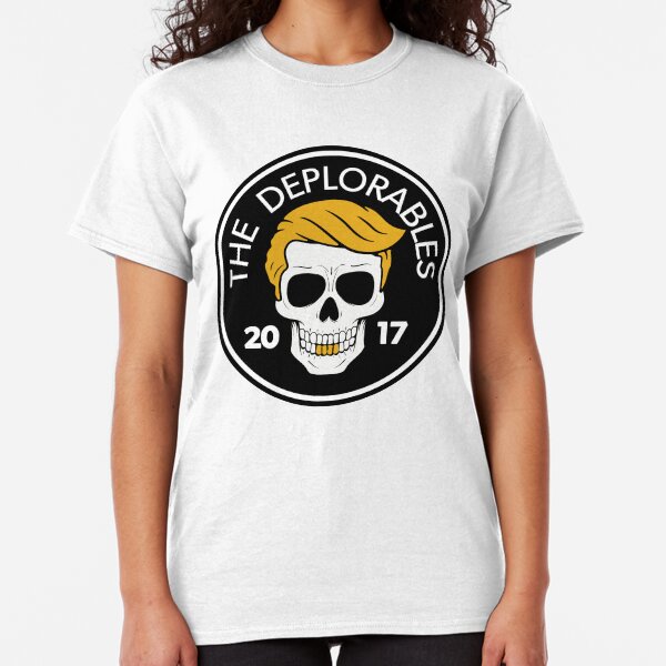The Deplorables - Trump MAGA Biker Skull 2017 Classic T-Shirt