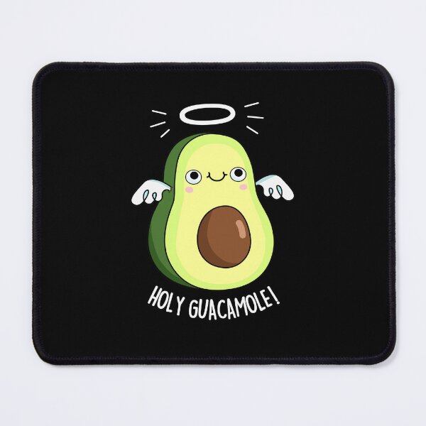 Item preview, Holy Guacamole Funny Avocado Puns (Dark BG) designed and sold by punnybone.