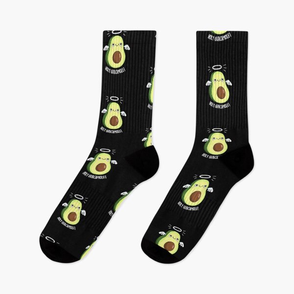 Item preview, Holy Guacamole Funny Avocado Puns (Dark BG) designed and sold by punnybone.