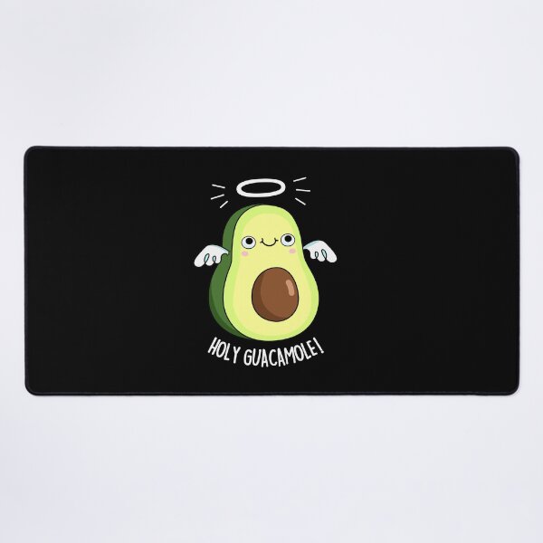 Item preview, Holy Guacamole Funny Avocado Puns (Dark BG) designed and sold by punnybone.