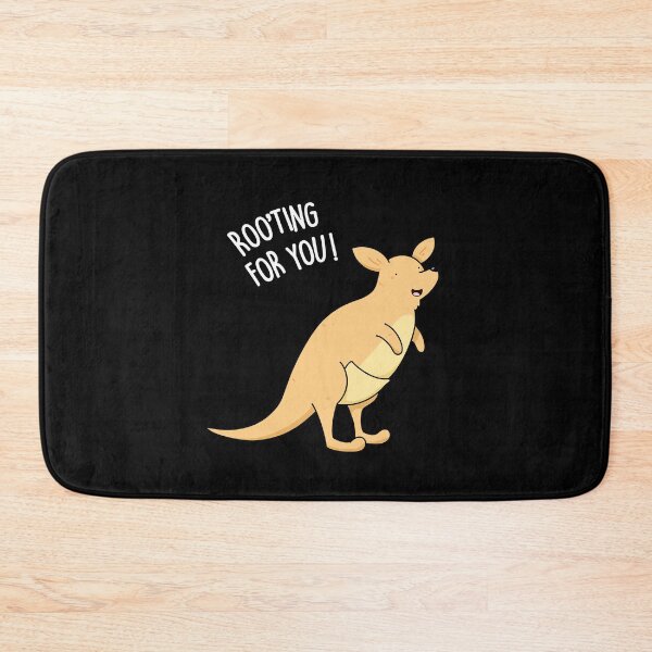 Item preview, Roo-Ting For You Funny Kangaroo Puns (Dark BG) designed and sold by punnybone.