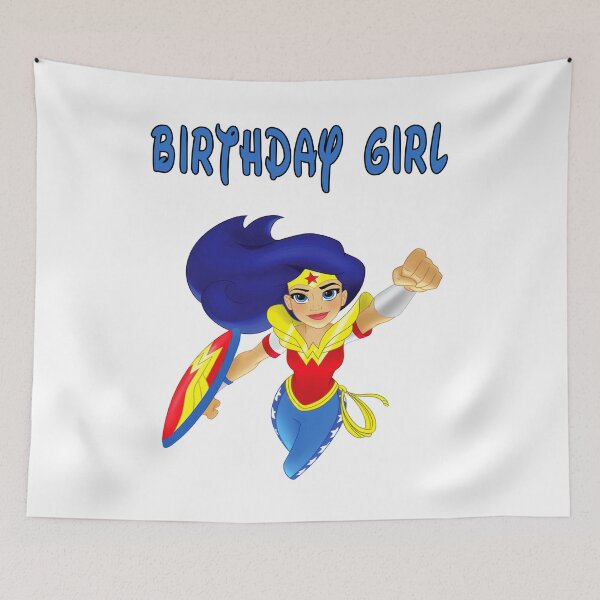 Item preview, DC Super Hero Girls birthday girl shirt	 designed and sold by Changino23.