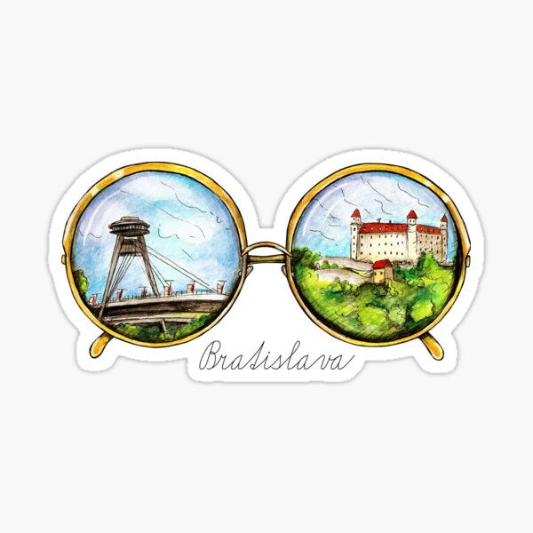 Vista previa del artículo con la obra «Bratislava», diseñado y vendido por Svojska.