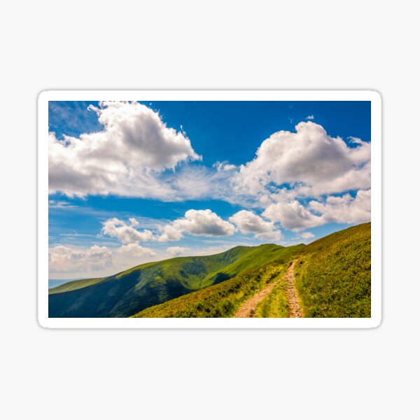 beautiful summer landscape in mountains Sticker