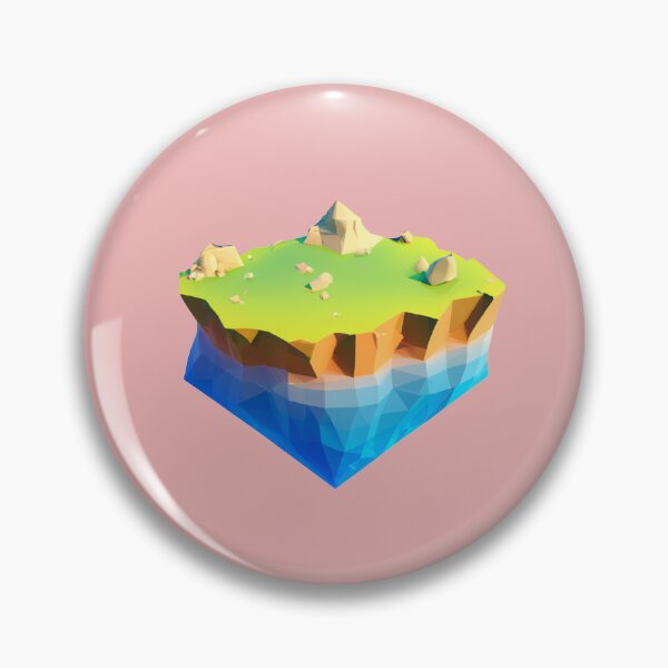 Item preview, Aesthetic Floating Cartoon Island Sticker designed and sold by ScorchMyShorts.