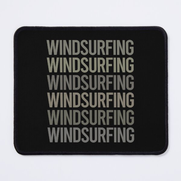 Item preview, Gray Text Art Windsurfing Windsurf Windsurfer Sailboarding Boardsailing designed and sold by TartSpiderWeb.