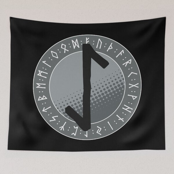 Item preview, Viking Runes and Runic Symbols - Eihwaz (World Tree) designed and sold by iscaStudioArt.