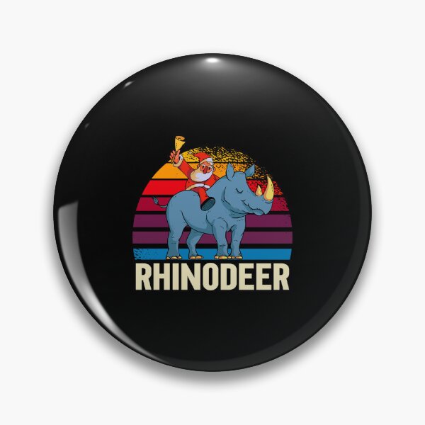 Item preview, Rhinoceros Christmas Santa Rhinodeer Rhino designed and sold by aaronbolser.
