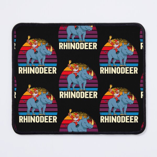 Item preview, Rhinoceros Christmas Santa Rhinodeer Rhino designed and sold by aaronbolser.