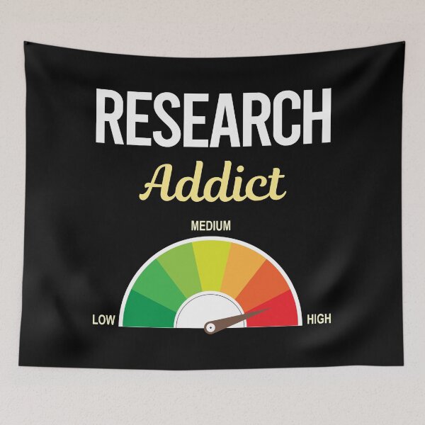 Item preview, Addict Research Researcher designed and sold by FrankVitgenos0.