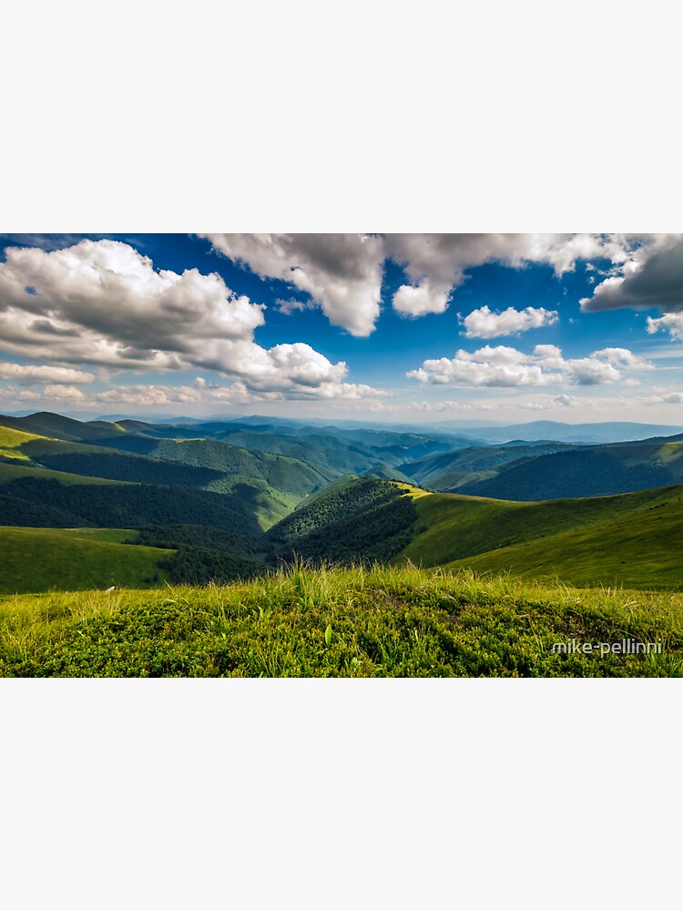 hillside meadow in mountain by mike-pellinni