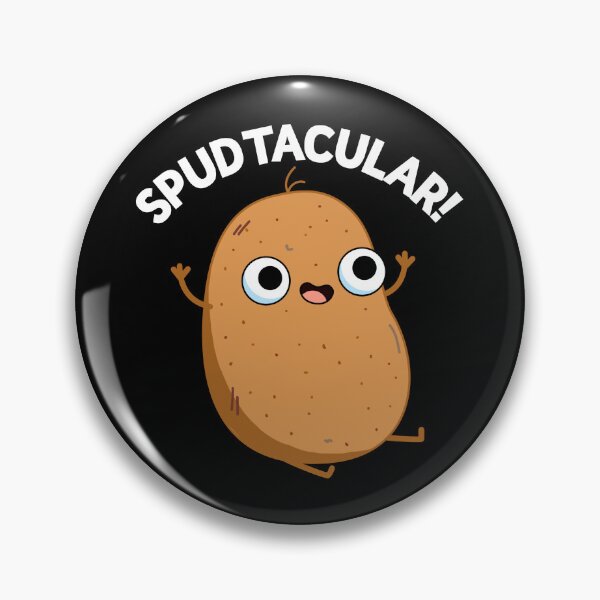 Item preview, Spudtacular Funny Potato Puns (Dark BG) designed and sold by punnybone.
