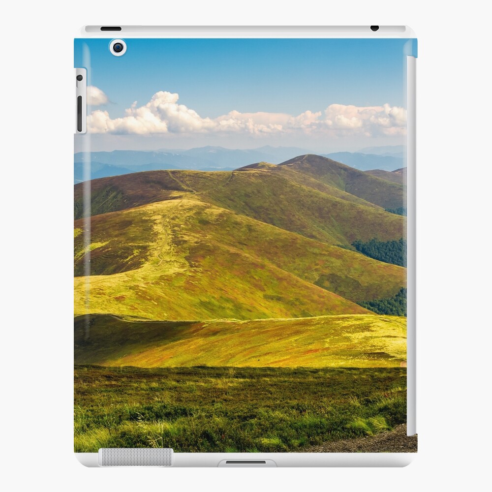 mountain hillsides in late summer iPad Case & Skin