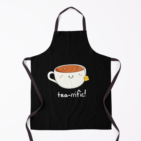 Item preview, Tea-rrific Funny Cup Of Tea Puns (Dark BG) designed and sold by punnybone.