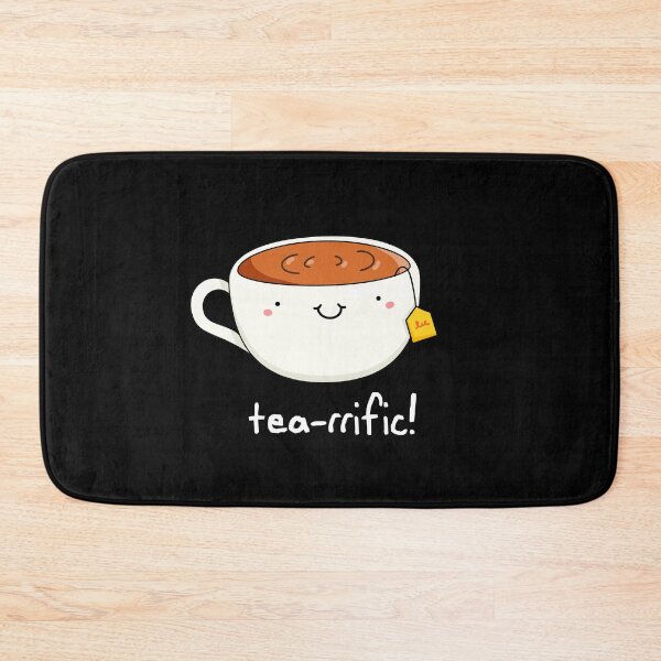 Item preview, Tea-rrific Funny Cup Of Tea Puns (Dark BG) designed and sold by punnybone.