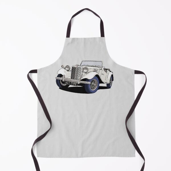 Item preview, MG T-Type British Classic Car TA TB TC TD TF in white designed and sold by Webazoot Industries - Car Art.