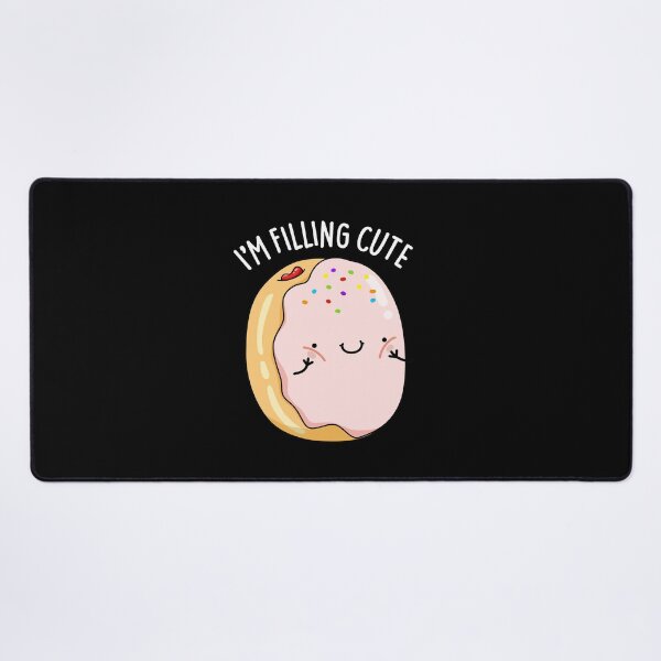 Item preview, I'm Filling Cute Funny Donut Puns (Dark BG) designed and sold by punnybone.