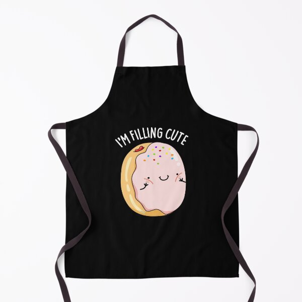 Item preview, I'm Filling Cute Funny Donut Puns (Dark BG) designed and sold by punnybone.