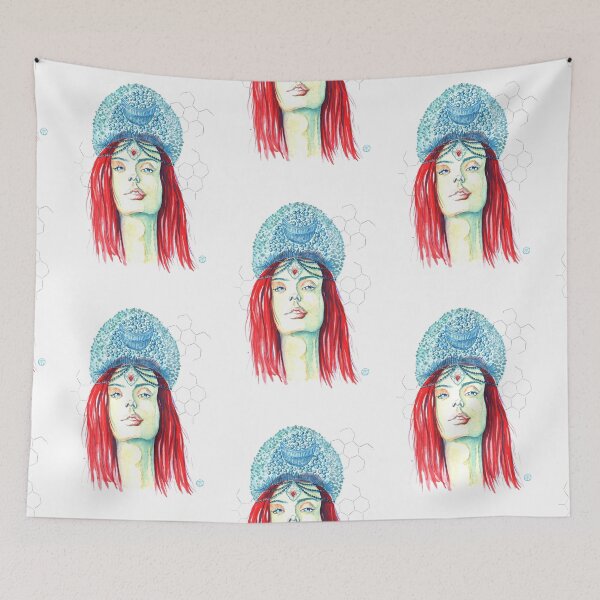 Item preview, Bubble queen portrait girl with bubble crown designed and sold by Kajper.