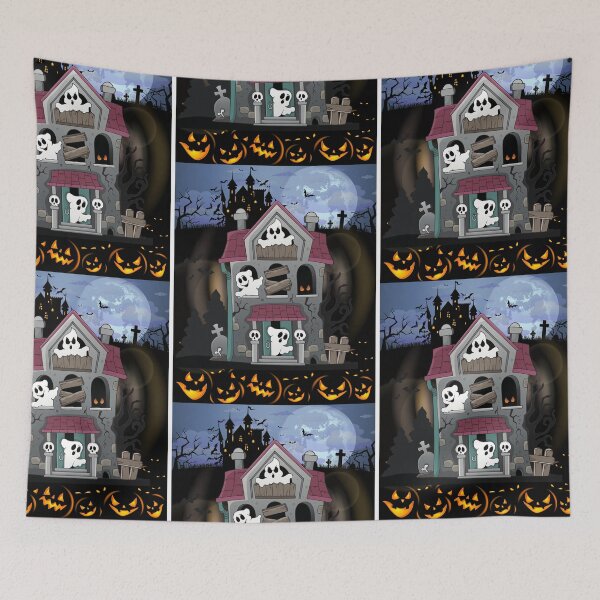 Item preview, Haunted house, Halloween designed and sold by pookamon14.