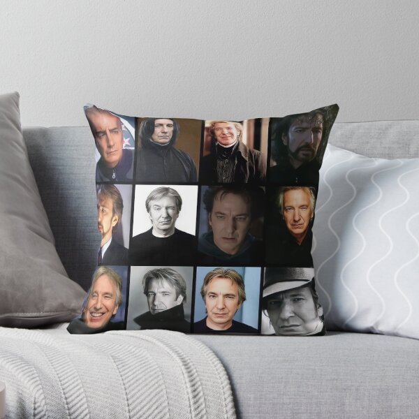 Alan rickman Throw Pillow