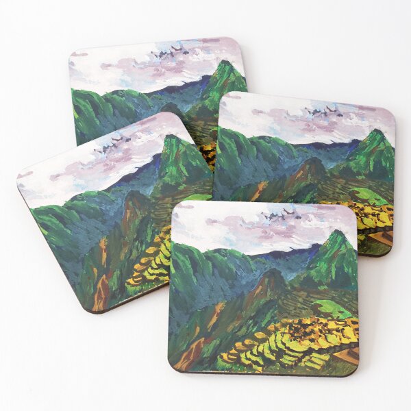 Item preview, Machu Picchu Gouache Painting designed and sold by arientss.