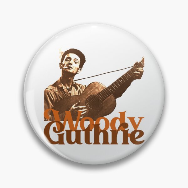 Artikelvorschau, Woody Guthrie Sepia Folk Sänger Songwriter Fan Art entworfen und verkauft von EdricEdward.