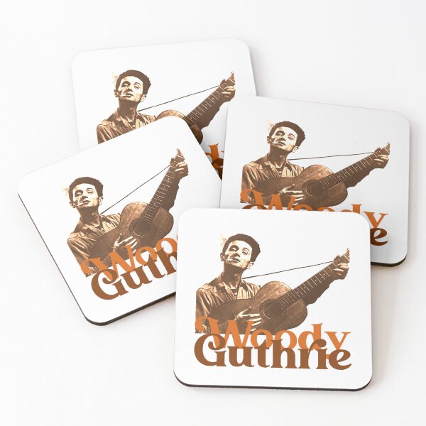 Item preview, Woody Guthrie  Sepia Folk Singer Songwriter Fan Art   designed and sold by EdricEdward.