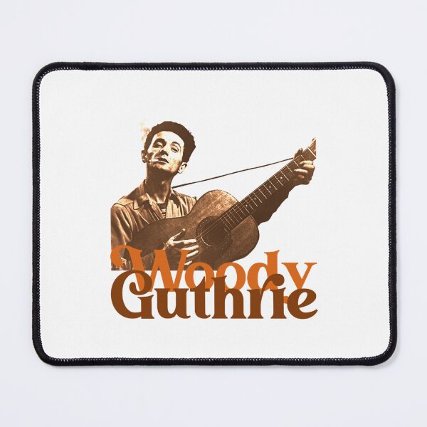 Item preview, Woody Guthrie Sepia Folk Singer Songwriter Fan Art designed and sold by EdricEdward.