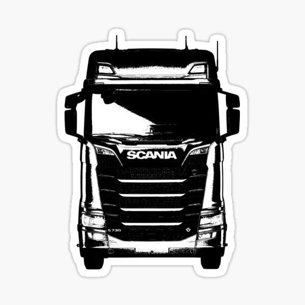 Arte del bosquejo del camión Scania S730 Pegatina