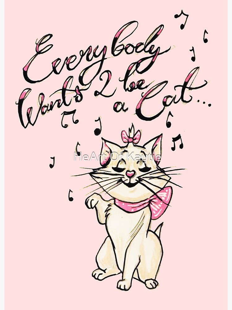 Cats Cute Bow Pink Girls Art Board Print By Katieshevlin Redbubble