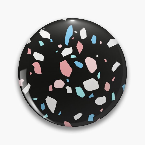 Item preview, Black and pastel terrazzo pattern  designed and sold by Chen-Len.