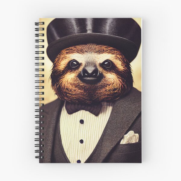 Item preview, Portrait of a Dapper Sloth designed and sold by Daemonrat.