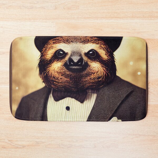 Item preview, Portrait of a Dapper Sloth designed and sold by Daemonrat.