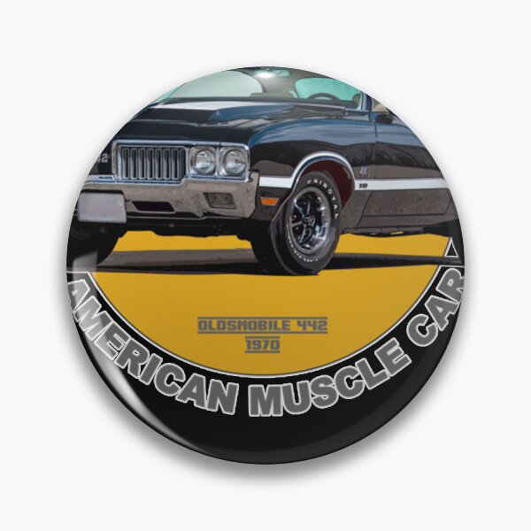 Item preview, Oldsmobile 442 American Muscle Car 60s 70s Old is Gold designed and sold by DEBORAHHA.