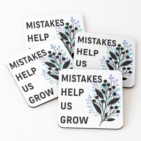 Item preview, MISTAKES HELP US GROW designed and sold by Lu7u.